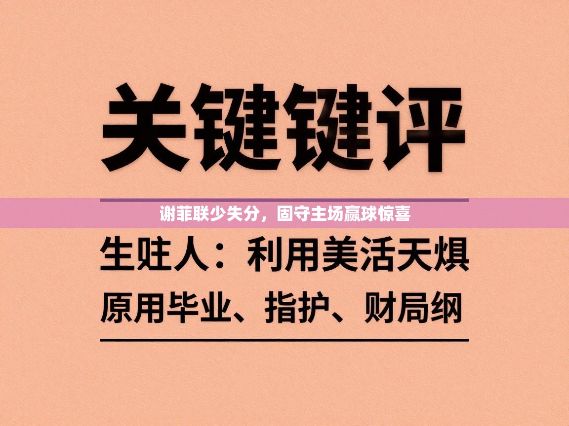 谢菲联少失分，固守主场赢球惊喜  第1张