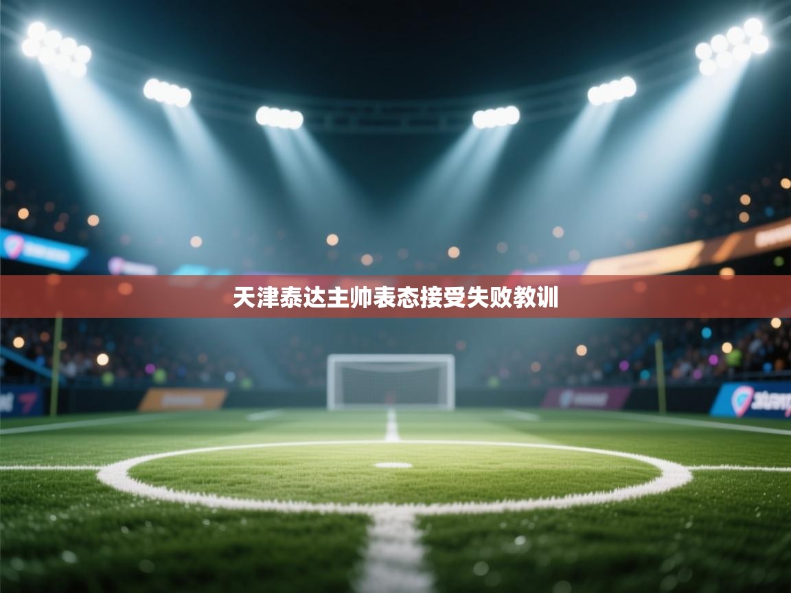 天津泰达主帅表态接受失败教训